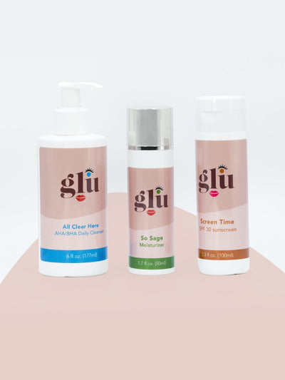 All Clear Here Skincare Kit - GLU Girls Like You